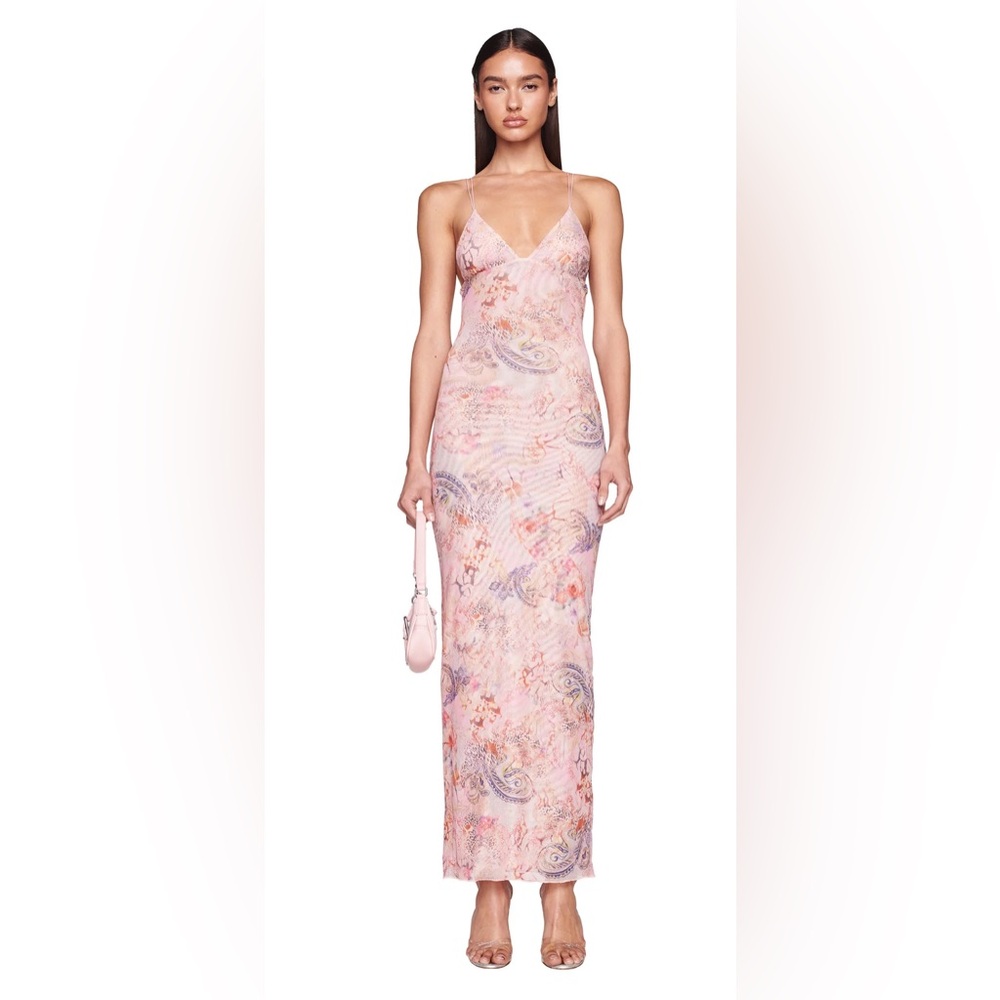 I.AM.GIA One Shoulder Pink Floral Dress